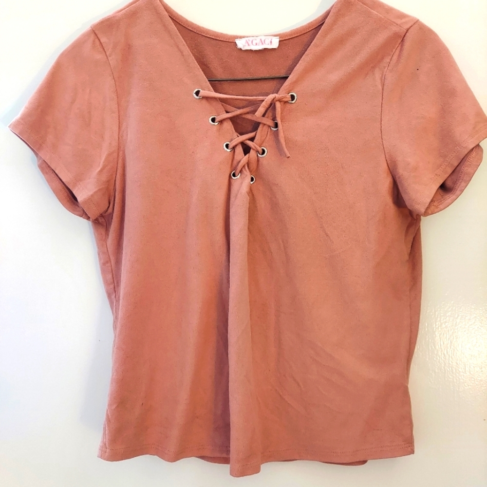 A'gaci Pink Top